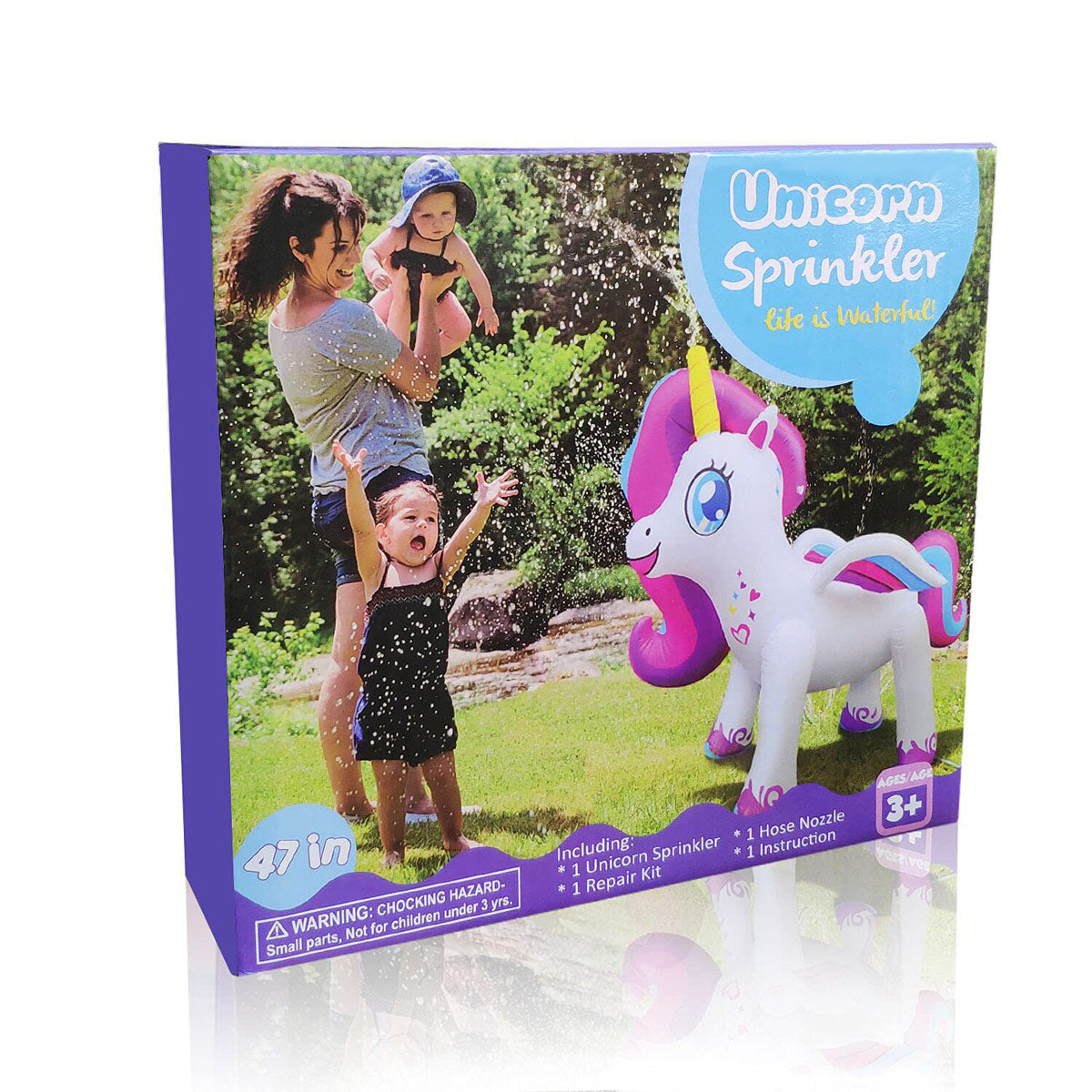BESTPARTY Inflatable Unicorn Yard Sprinkler.